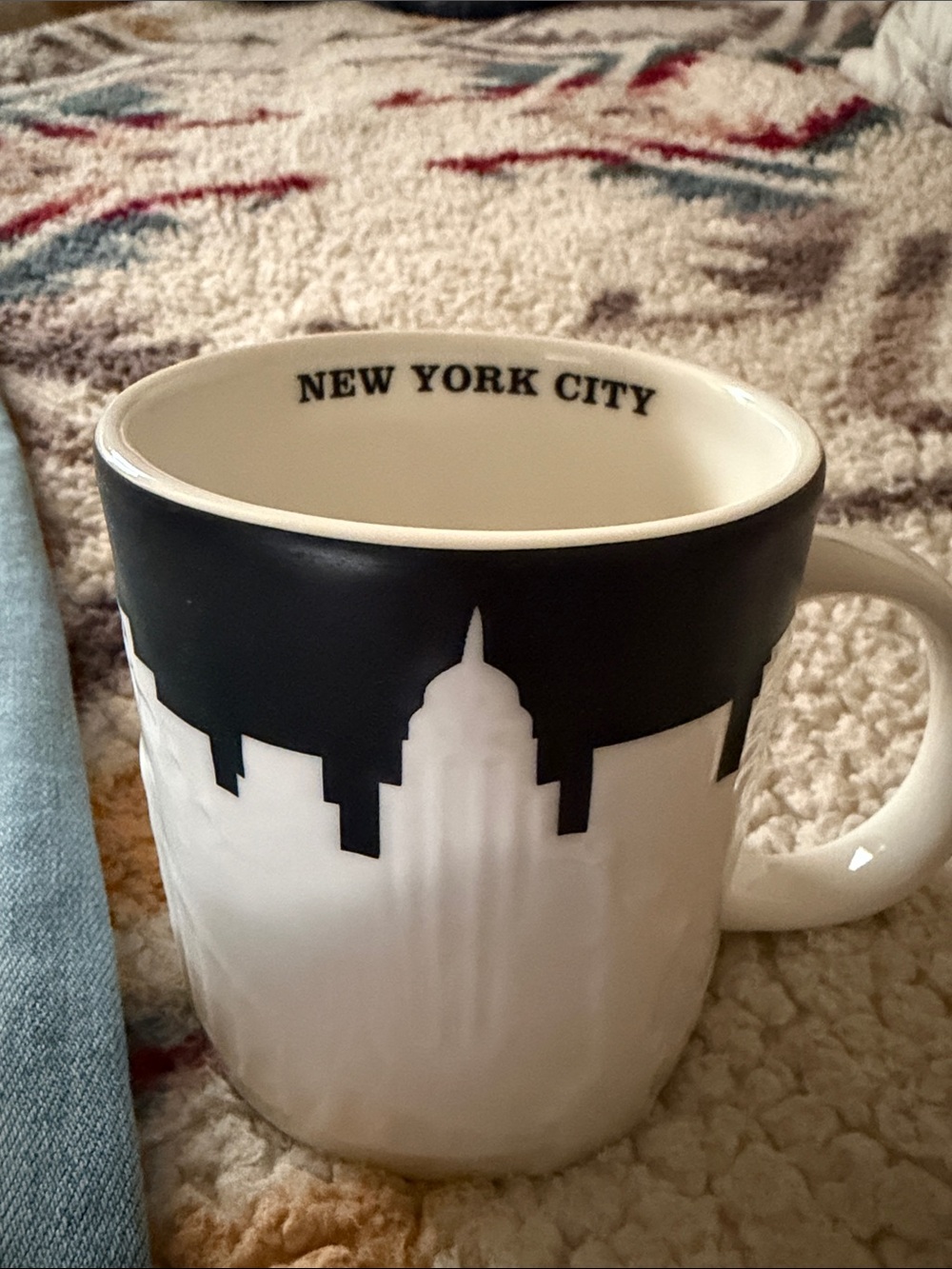 Starbucks New York City Skyline Mug - Black and White